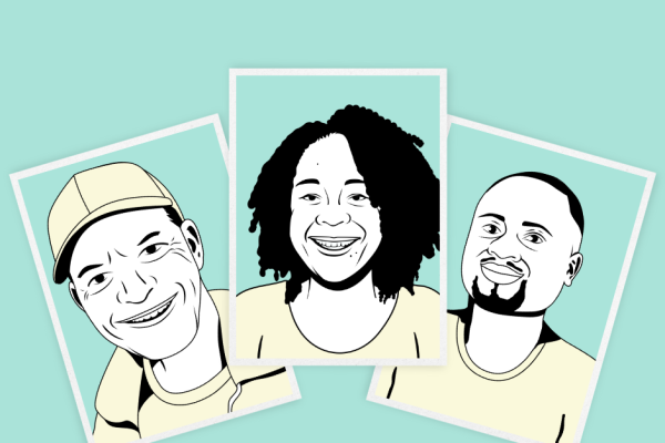 Brown and Cream Winter Fashion Photo Collage Facebook Post